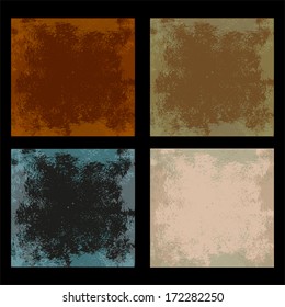 splattered grungy background, vector illustration