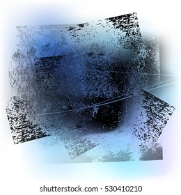 splattered grungy background, vector illustration