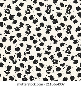 Splattered Ink Textured Dotted Pattern