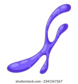 Splattering blotch slime. Toxic mucus smudges stain. Leaking paint blot.