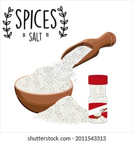 splces salt background.Eps 10 vector.