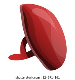 Spleen icon. Cartoon of spleen vector icon for web design isolated on white background