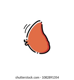 Spleen vector icon.