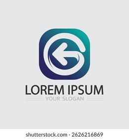 Split Arrow Vector Logo for Choices and Decision Making