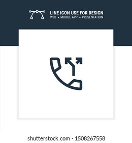 split call sign icon design vector illustration