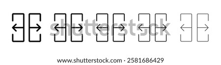 Split cells icon Vector logo sign