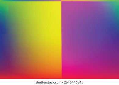  Split Colorful Gradient Background with Rainbow and Magenta Purple