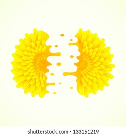 split flower