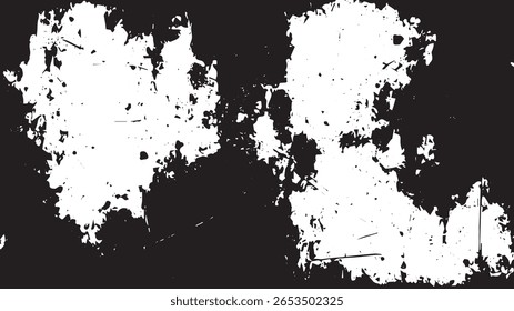 Split Grunge Texture with Torn Edges and Distressed Overlay, High Contrast Abstract Design