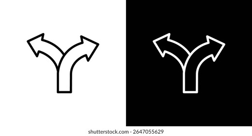 Split icon. Graphic Design vector icon. Ui Ux Icons