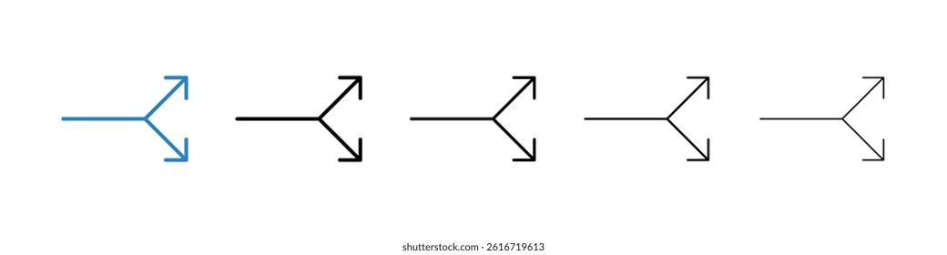 Split icons collection vectors for web ui
