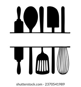 Split kitchen utensil of design