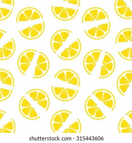 split lemon pattern.Citrus pattern background.