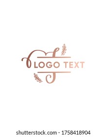 Split letter type I logo template, vector logo for business and company identity 