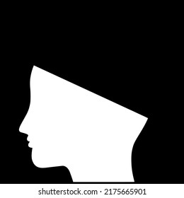 Split Psychology Idea Thoughts Personality Anxiety Chaos Thought Concentration Mind Doubt Open Head Insecurity Body Comparison Vector