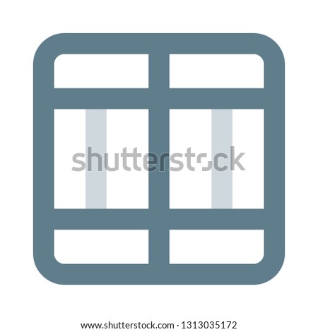 Split section table spreadsheet table selection interface