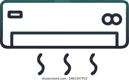 split unit air condition vector