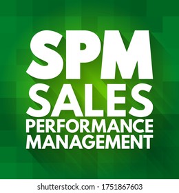 SPM: acrónimo de gestión del rendimiento de ventas, antecedentes de concepto de negocio