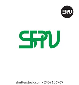 SPN Logo Letter Monogram Design