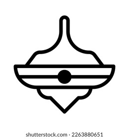 spnning icon duotune black style chinese new year illustration vector perfect. Icon sign from modern collection for web. Nice design perfect