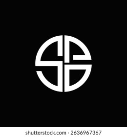 SPO logo SPO icon SPO monogram SPO letter minimalist Circle flat Unique modern abstract logo design.
