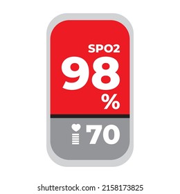 Spo2 Meter Icon To Test Your Blood Oxygen Level