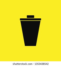 spoiled bin icon vector