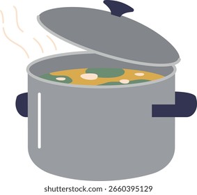 Sopa estragada na ilustração de vetor de vaso