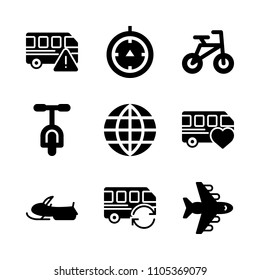 spoke, communication, arctic and tree icons in Travel vector set. Graphics for web and design