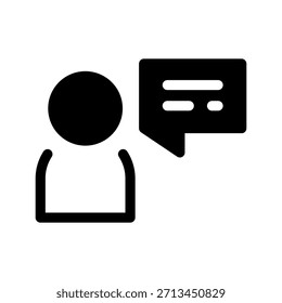 Spoken Languages Icon Vector Symbol Design Illustration