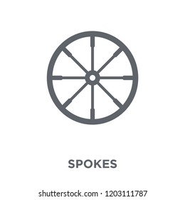 Spokes icon. Spokes design concept from Sew collection. Simple element vector illustration on white background.