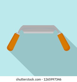 Spokeshave icon. Flat illustration of spokeshave vector icon for web design