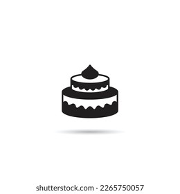 sponge cake icon vector illustration