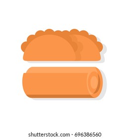 Sponge Cake icon vector illustration