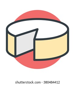 Sponge Cake Vector Icon