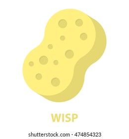 Sponge cartoon icon. Illustration for web and mobile design.
