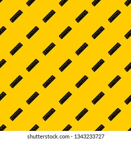 Sponge for cleaning pattern seamless vector repeat geometric yellow for any design