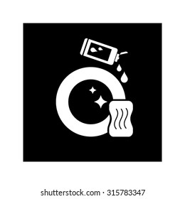 sponge detergent dish