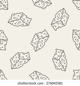sponge doodle seamless pattern background