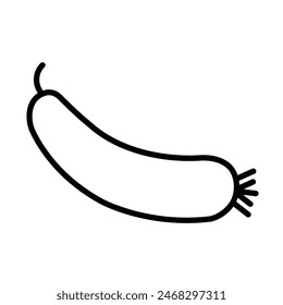 Diseño de iconos de línea de Vector de calabaza