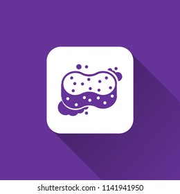 Sponge icon. cleaner symbol