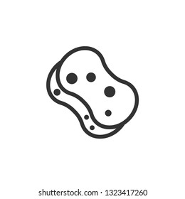 Sponge icon design template vector isolated illustration