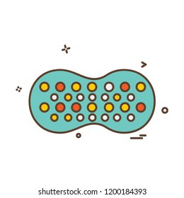 Sponge icon design vector