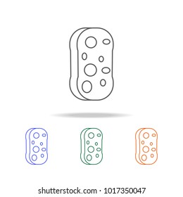 sponge icon.. Element multi color female accessories icons for mobile concept and web apps. Thin line  icon for website design and development, app development. Premium icon on white background
