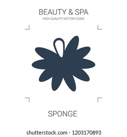 sponge icon. high quality filled sponge icon on white background. from beauty collection flat trendy vector sponge symbol. use for web and mobile