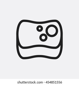 Sponge icon illustration isolated vector sign symbol
