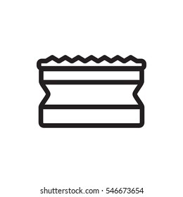 sponge icon illustration isolated vector sign symbol