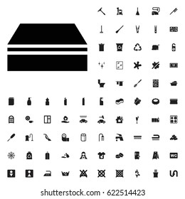Sponge icon illustration isolated vector sign symbol. cleaning icons vector set. on white background