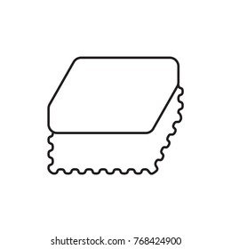 sponge icon illustration isolated vector sign symbol