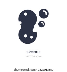 sponge icon on white background. Simple element illustration from Beauty concept. sponge sign icon symbol design.
